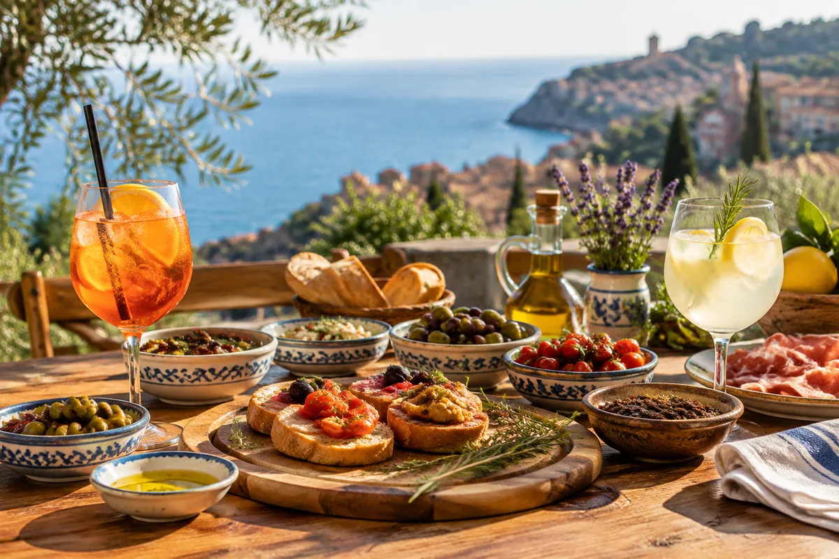 Comment préparer un apéritif provençal avec des recettes et des cocktails méditerranéens