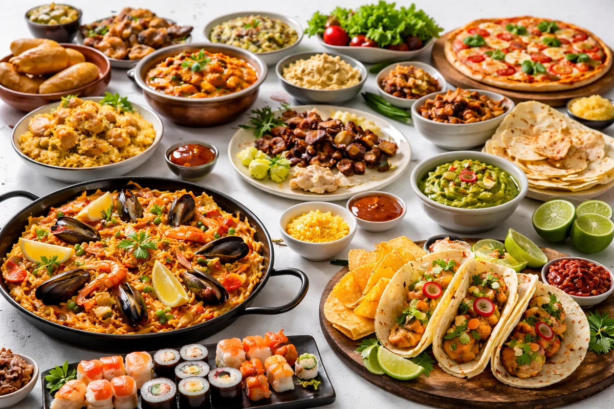 Les différents styles de cuisine à travers le monde