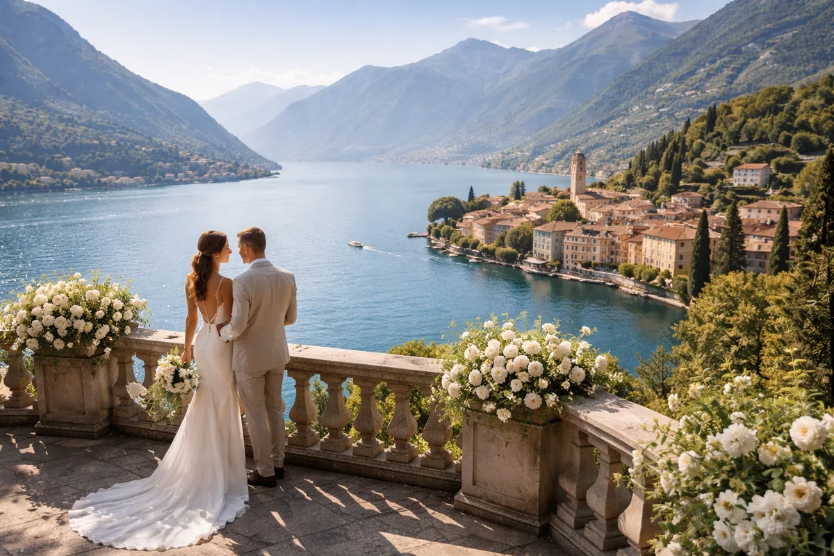 Comment choisir un mariage sur mesure au lac de Côme avec des villes historiques